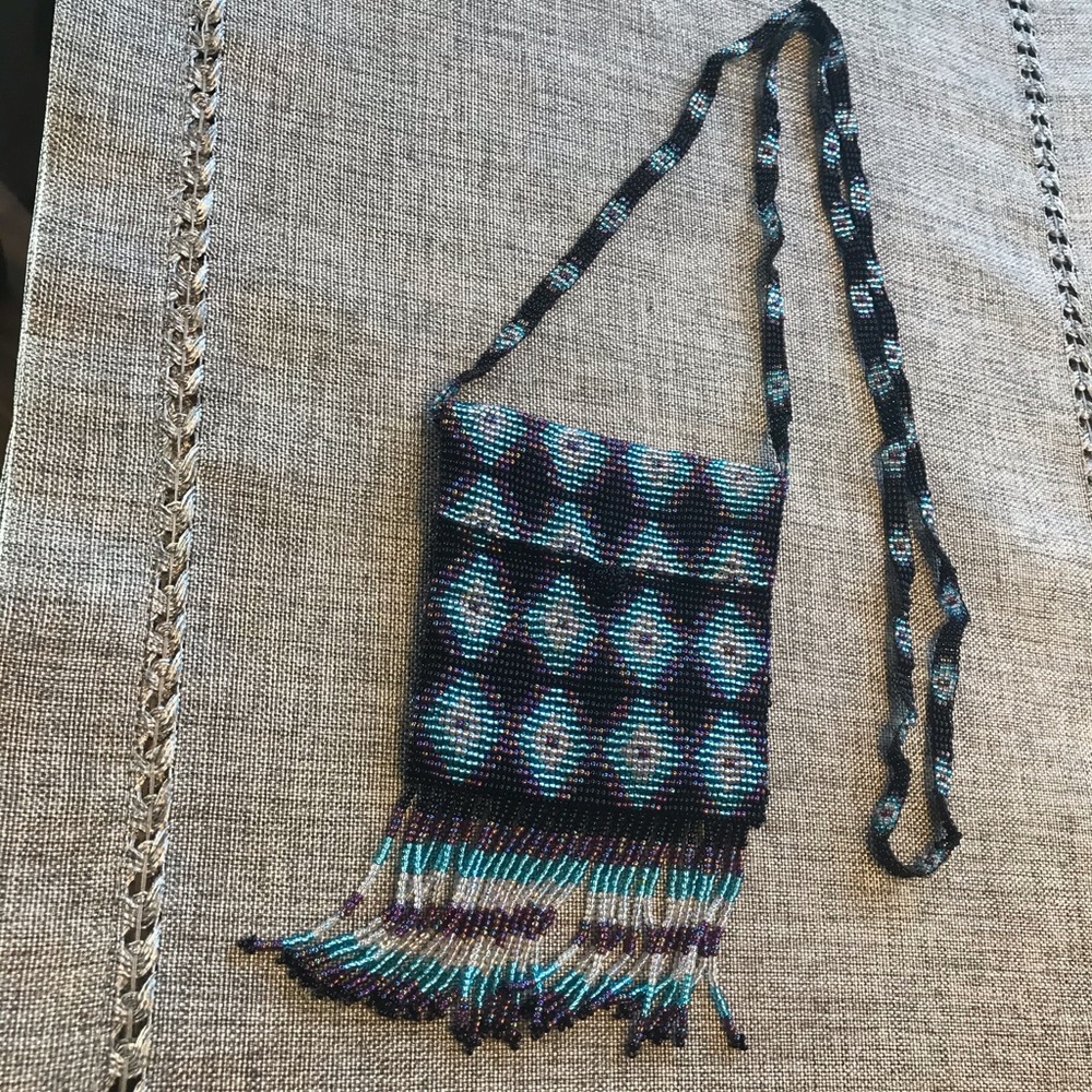 Beaded purse